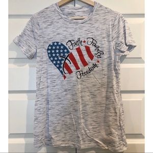 NWOT Faith, Family, Freedom T-Shirt